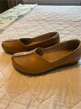 Stegmann Women’s Liesel Leather Skimmers, in Tan, size 9
